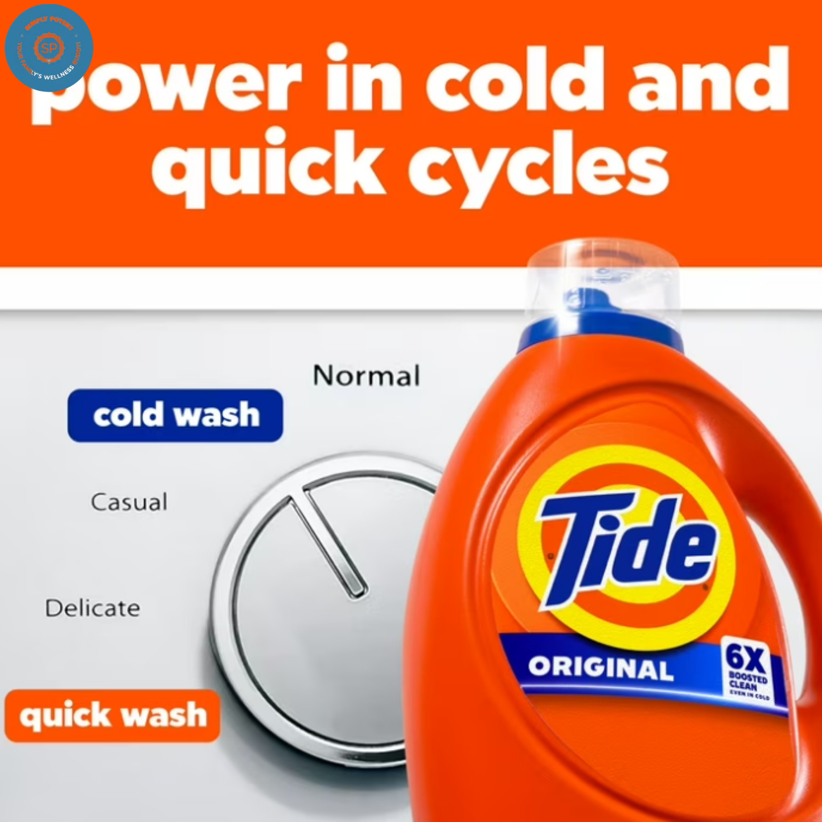 Tide Laundry Detergent Liquid with 6X Boosted Cleaning Power, Original Scent