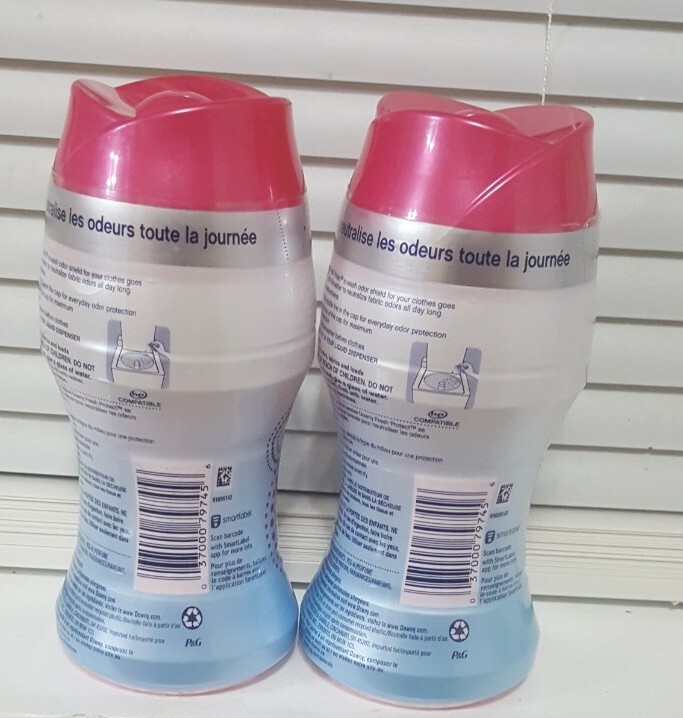 2 Downy Fresh Protect with Febreze Odor Defense In-Wash Scent Beads,4.3 oz. Each