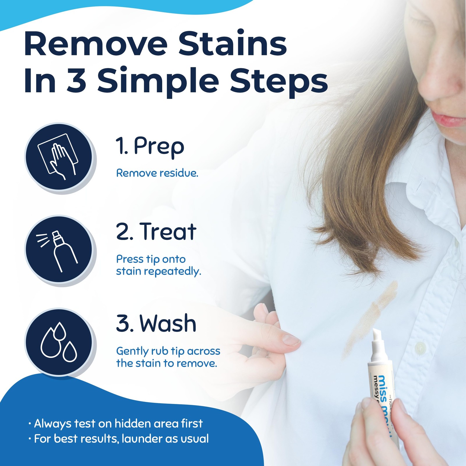 Miss Mouth’s Messy Eater Stain Treater Pen – 2 Pack To Go 2 Fl Oz (Pack of 1)