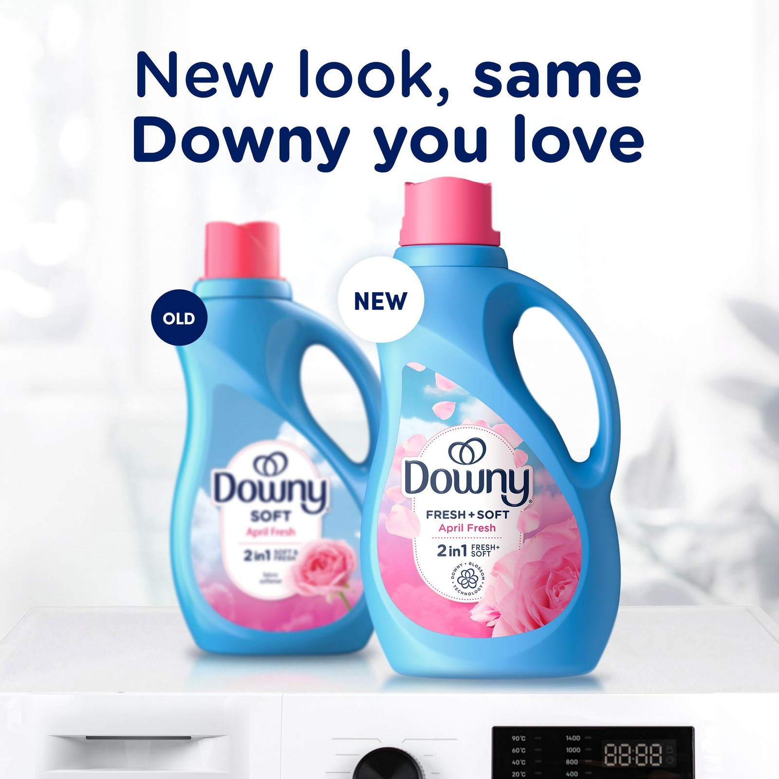 Downy Liquid Fabric Softener, April Fresh 2-in-1 140 Fl Oz (Pack of 1)