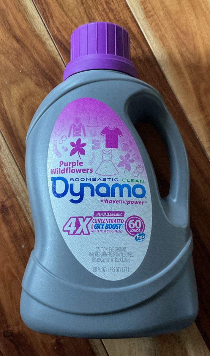 Dynamo Concentrated Laundry Detergent Oxy Boost Purple Wildflowers 60 Loads -NEW