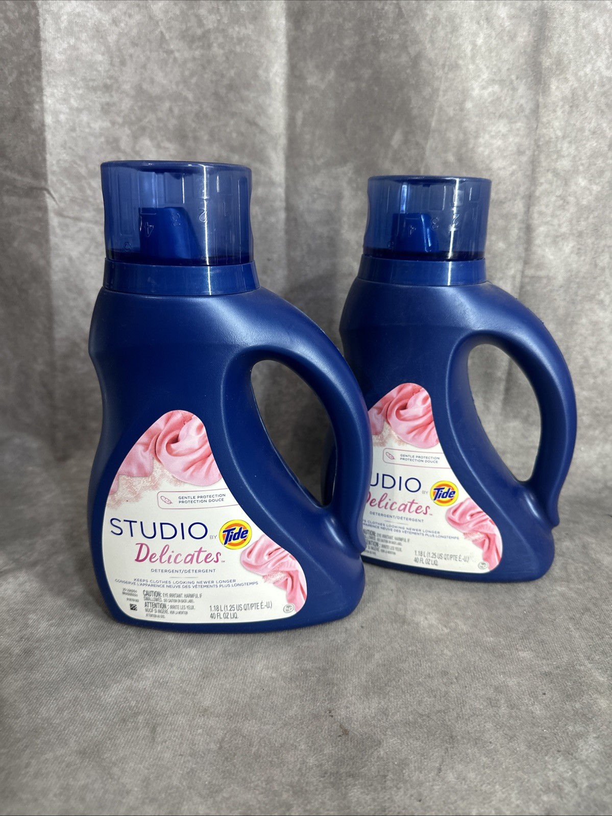 2x Tide Studio Delicates Laundry Detergent HE 40oz 25 Loads HTF Discontinued