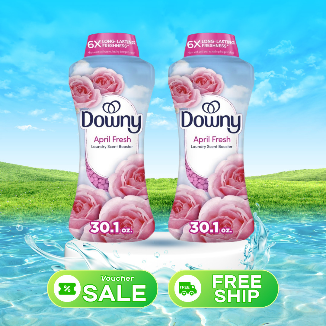 [FASH SALE] Downy In-Wash Scent Booster Beads April Fresh 30.1 oz 2 Pack