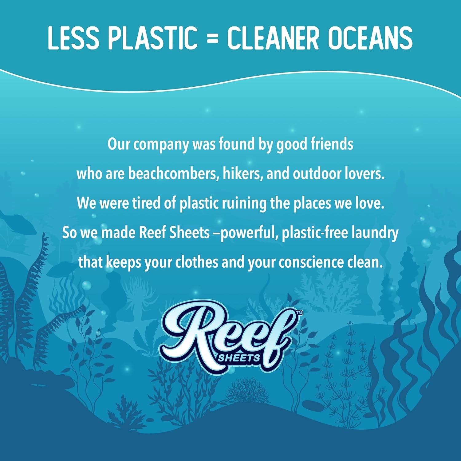 Reef Sheets Laundry Detergent Sheets, 64 loads, Hypoallergenic &…