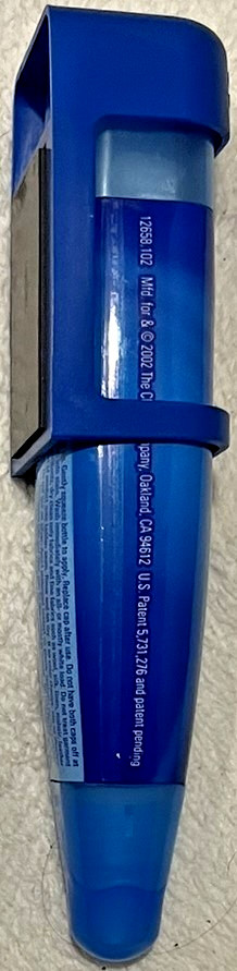 Clorox Bleach Pen Dual Tipped 2 Oz + Magnetic Holder NOS Discontinued 2002 Blue