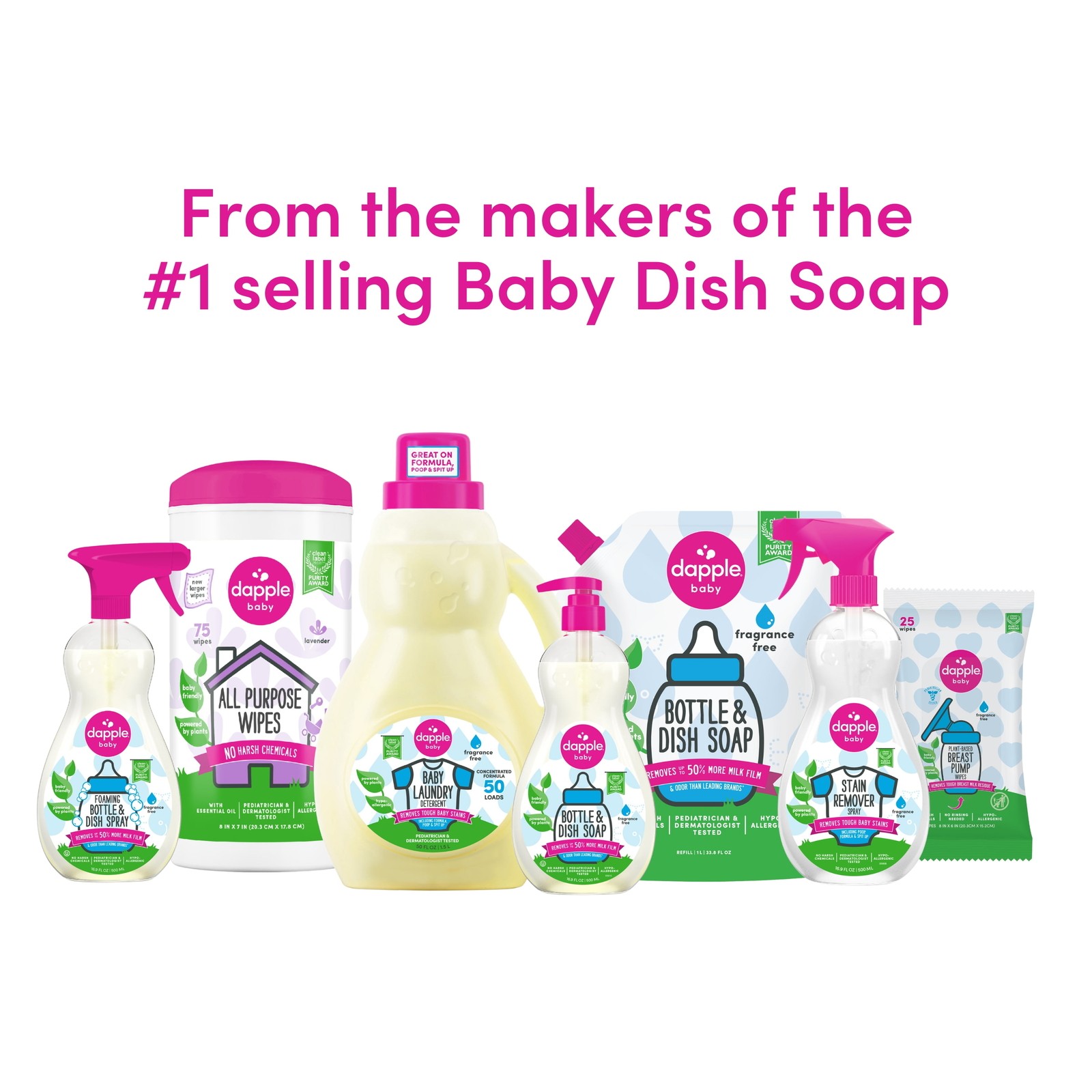 Laundry Detergent Fragrance-Free, 50 fl oz Bottle Baby-Friendly