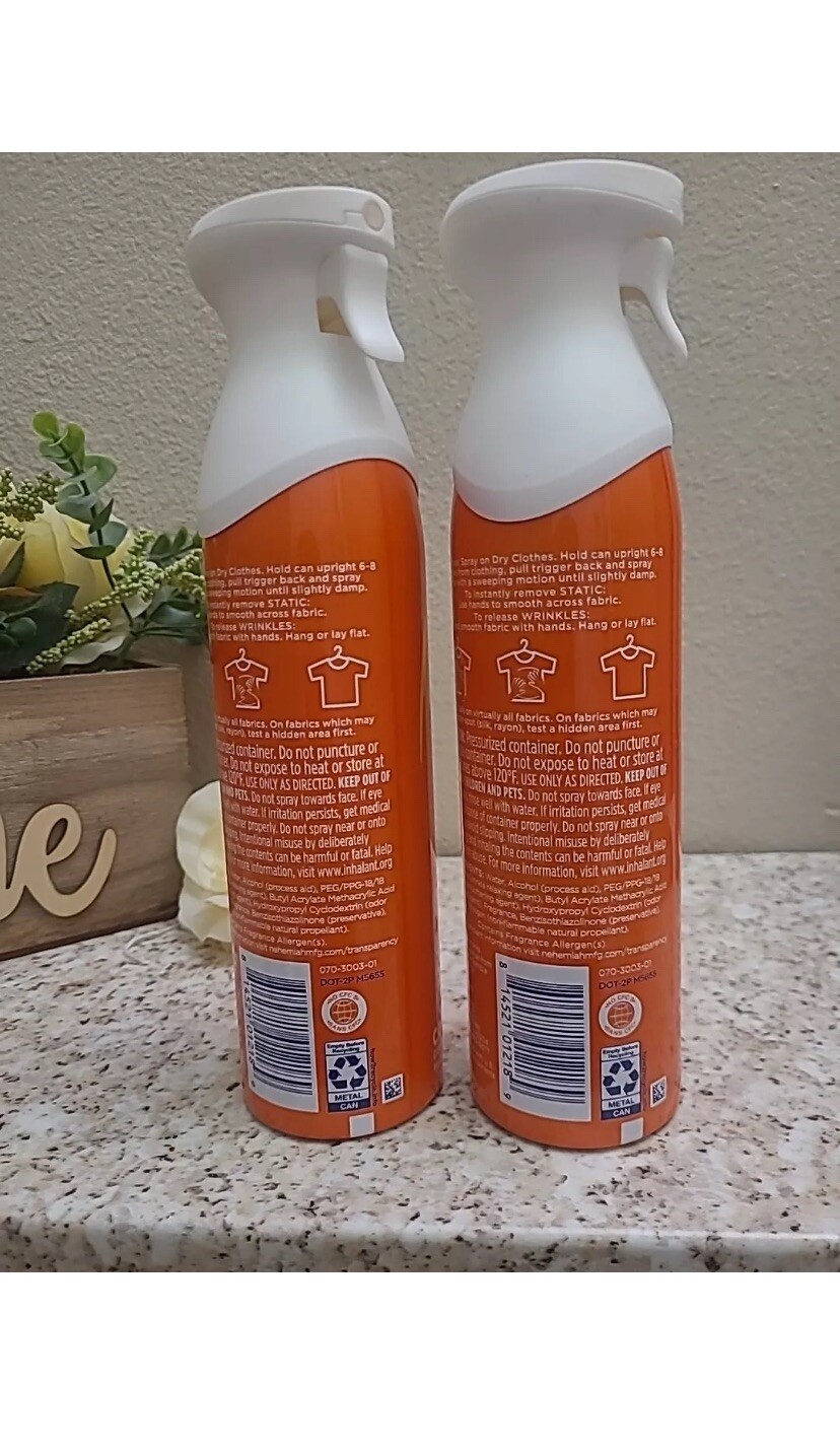 Bounce Anti Static Spray, & Instant Wrinkle 9.07 ( 2 Pack )