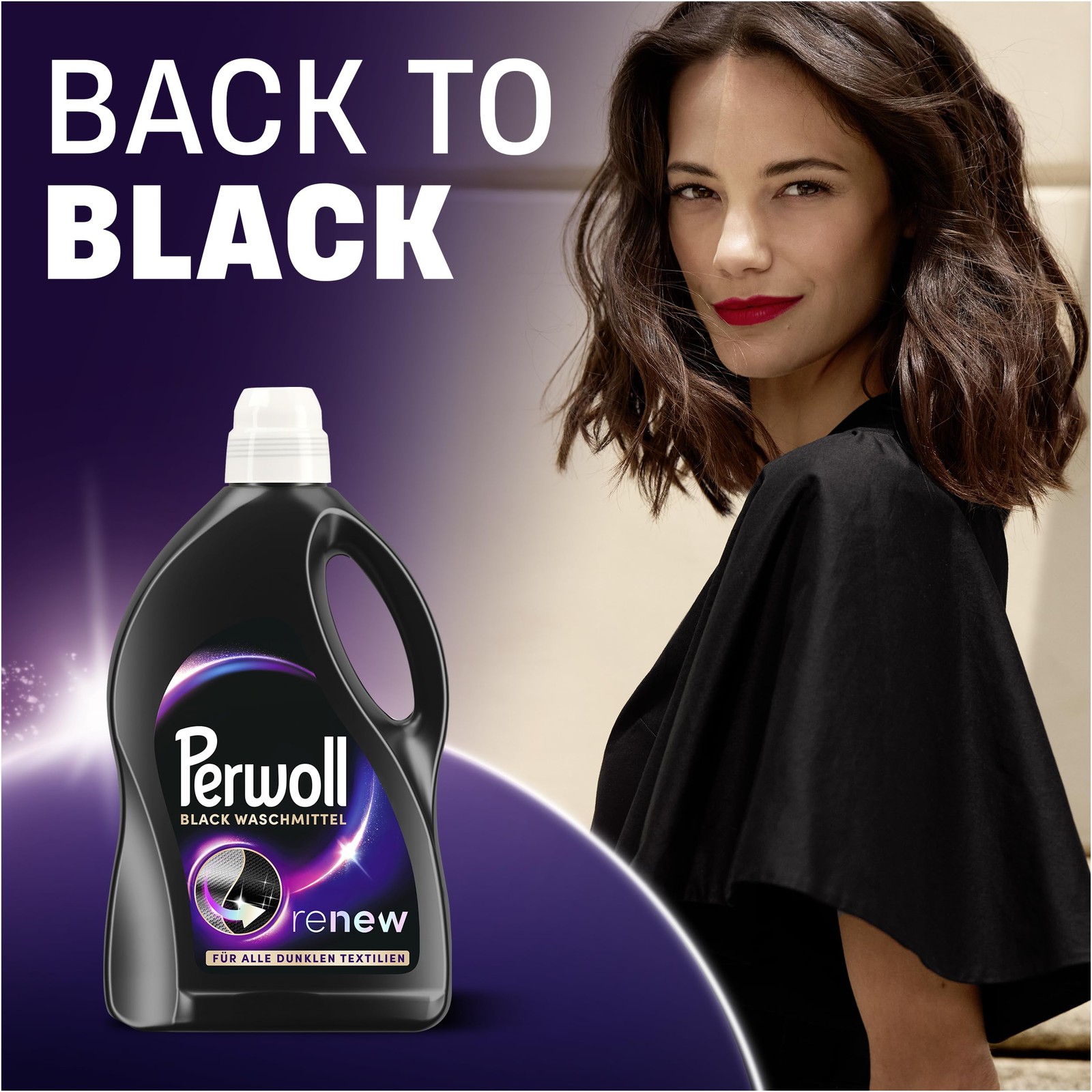 Perwoll Black Liquid Detergent, 27 Wash Loads, For 45.6 Fl Oz (Pack of 1)