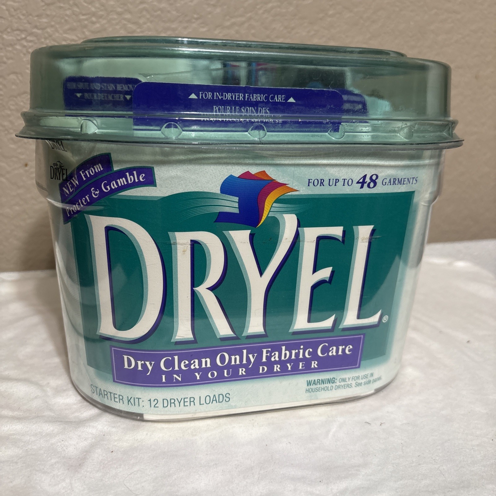 Dryel At Home Dry Cleaner Only Fabric Care in Your Dryer 12 loads 48 Garments