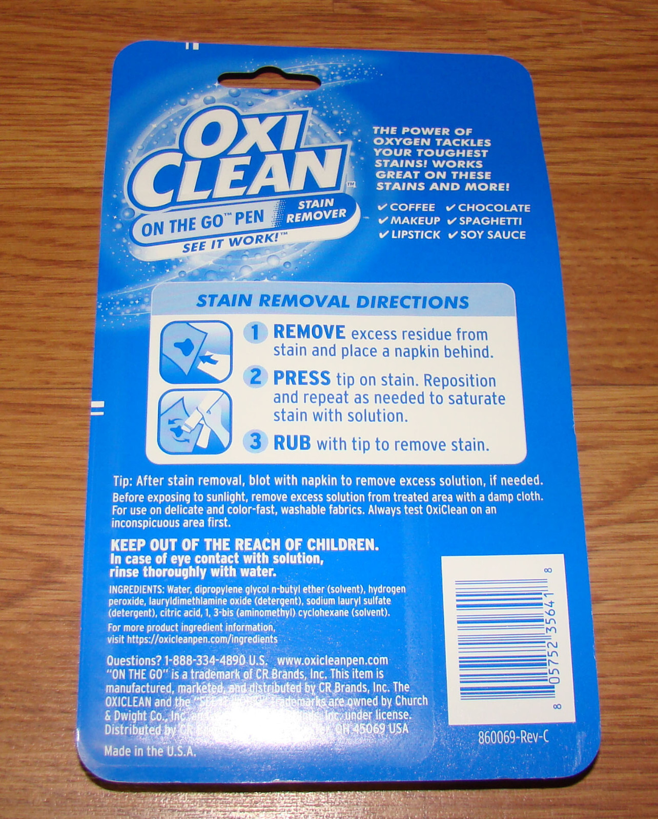 OxiClean Stain Remover Pens – Instant Spot Cleaning, Travel Size (3 x 2.2 fl oz)