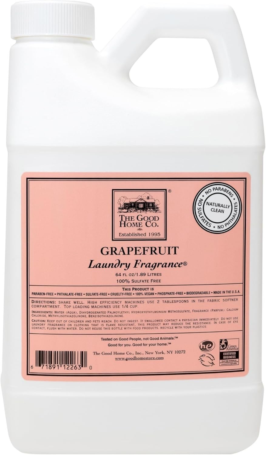 64oz Laundry Fragrance Refill – Natural Softener for Luxurious Freshness