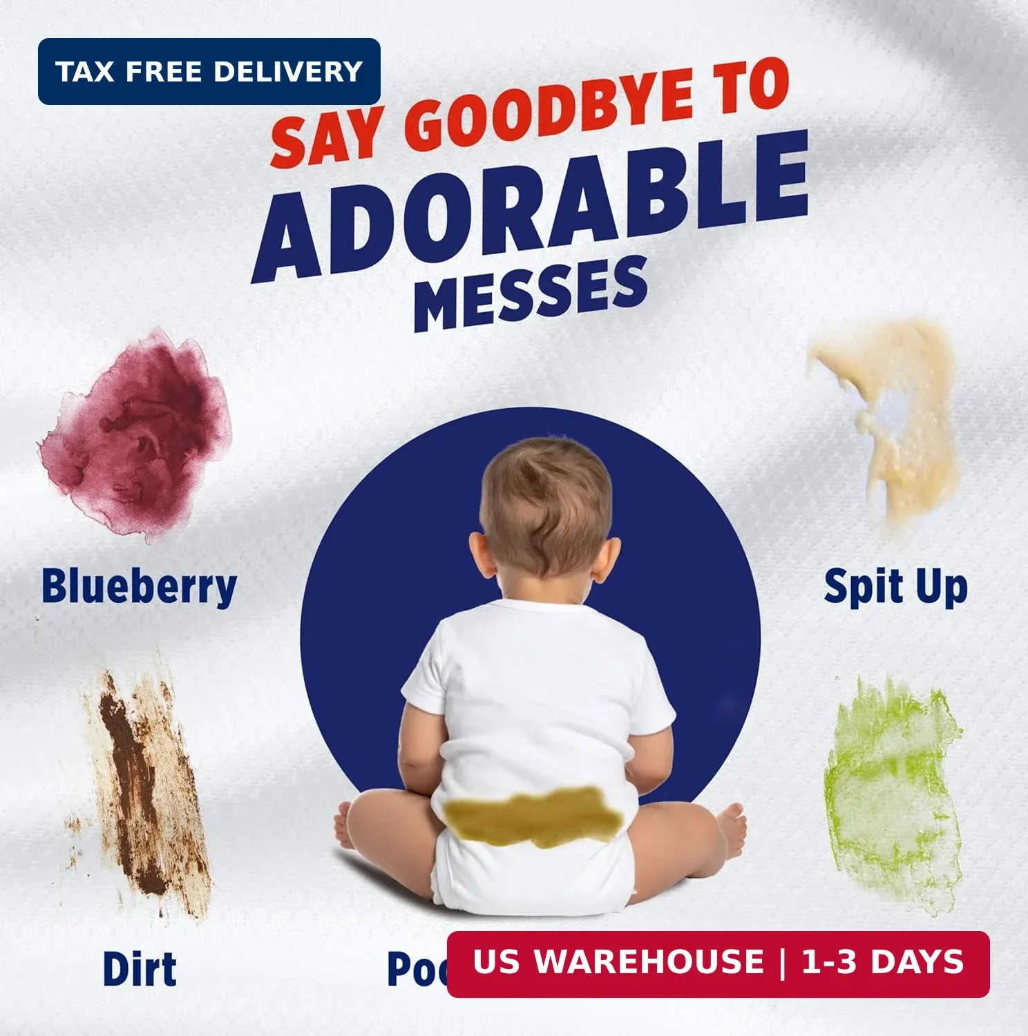 Max Force Laundry Stain Remover Spray, Newborn & Baby Essentials, Stain