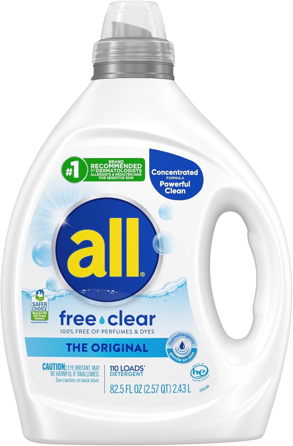 All Liquid Laundry Detergent – 110 Loads (82.5oz)
