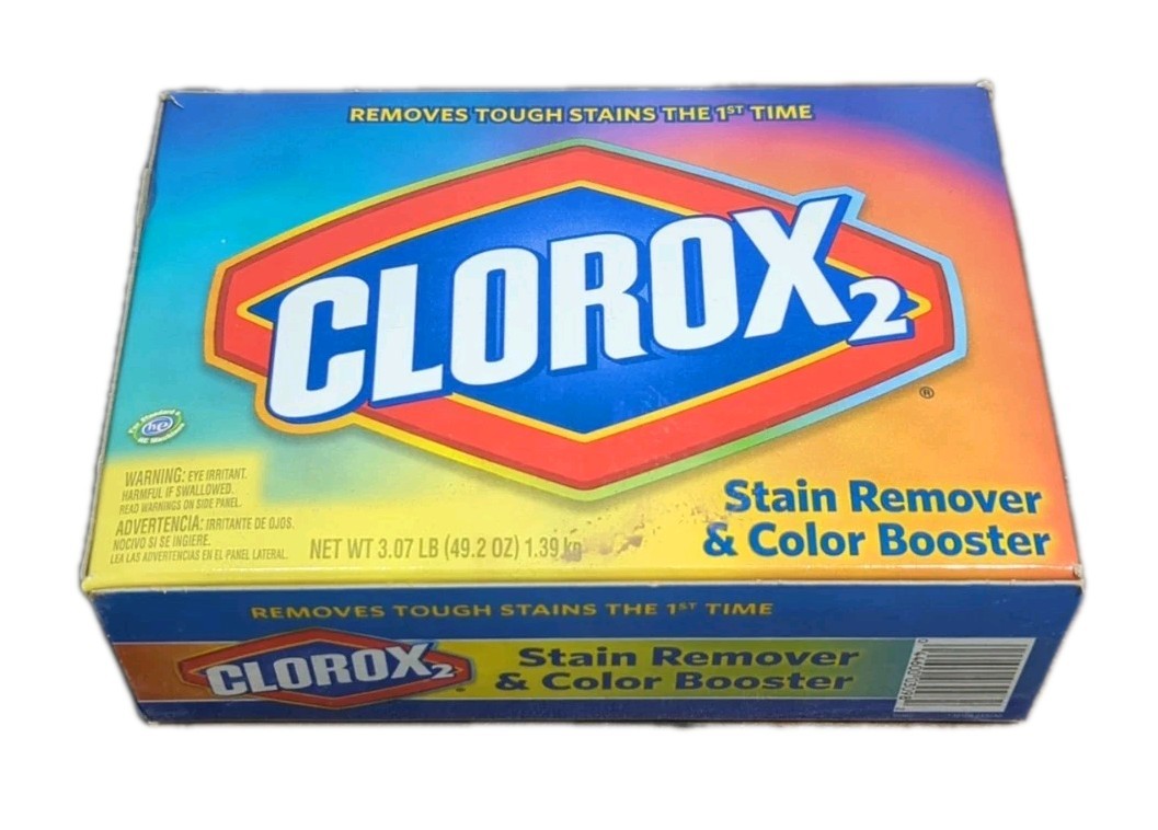 Clorox 2 Powder Original Stain Remover & Color Booster 3.07 lb Rare HTF