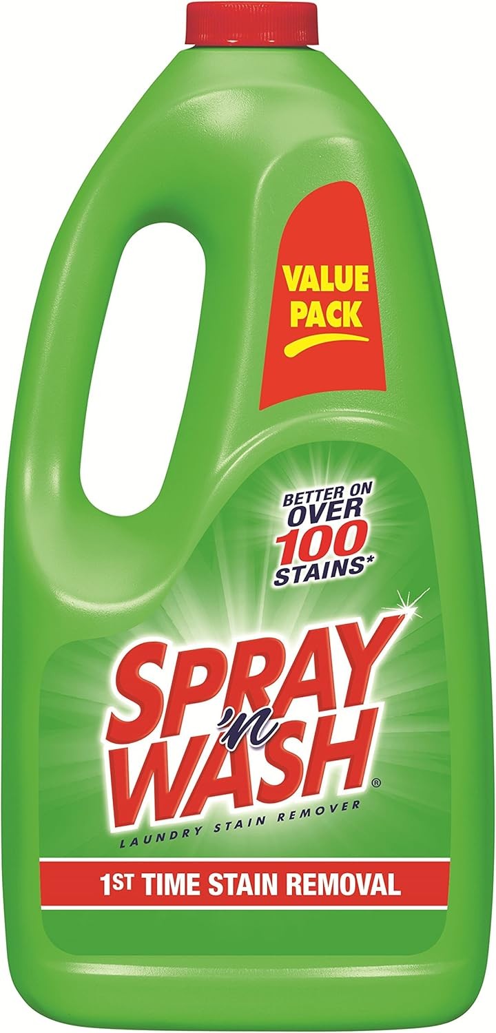 Resolve Spray ‘n Wash Pre-Treat Laundry Stain Remover 60 Fl Oz (Pack of 6)