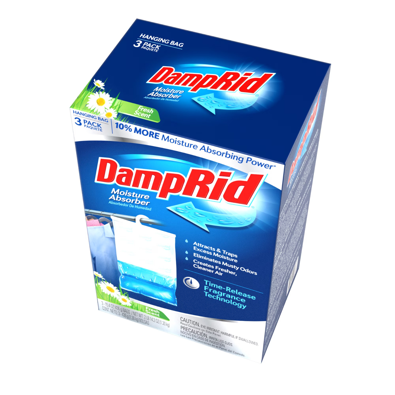 DampRid Fresh Scent Hanging Moisture Absorbers, 3 Count