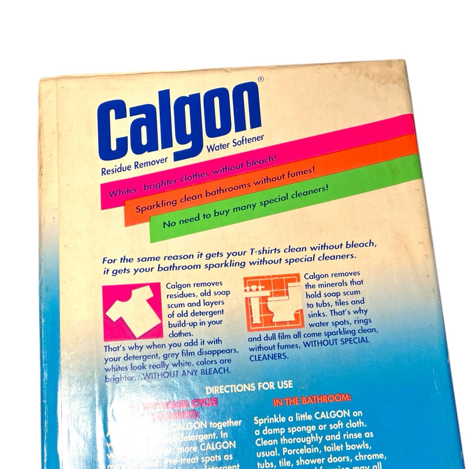 Calgon Water Softener Loose Powder Box 40 Oz 2.8 Lbs Discontinued