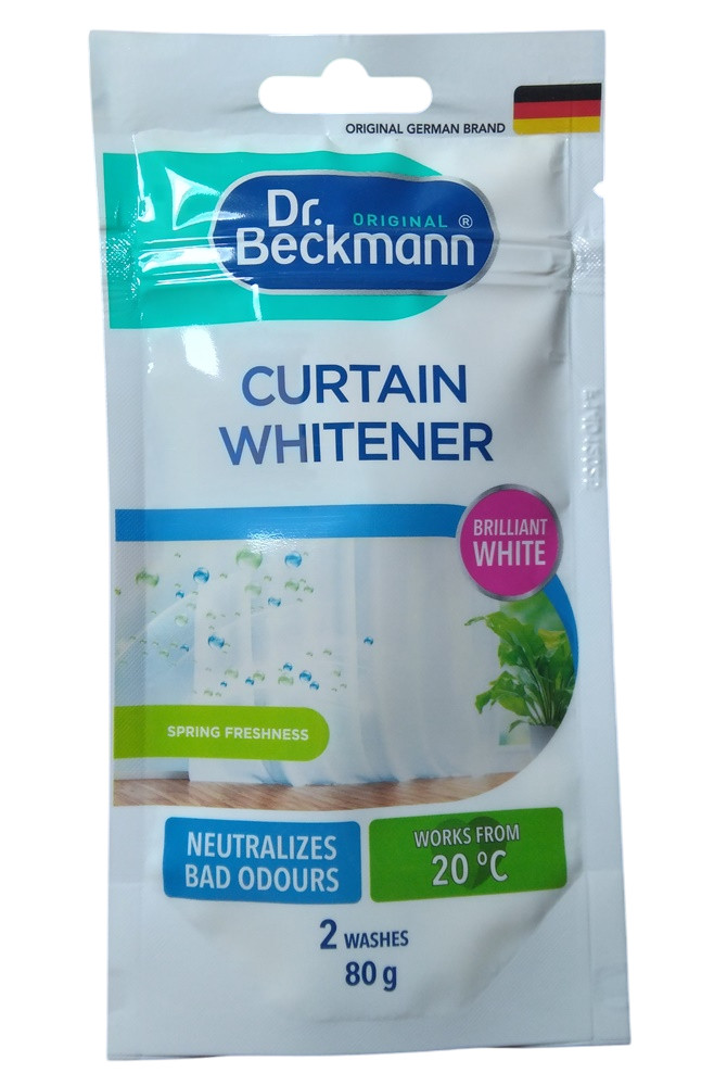 Dr. Beckmann Curtain Whitener Clean Intensively & Refresh 2416 – 80g for 2 washe