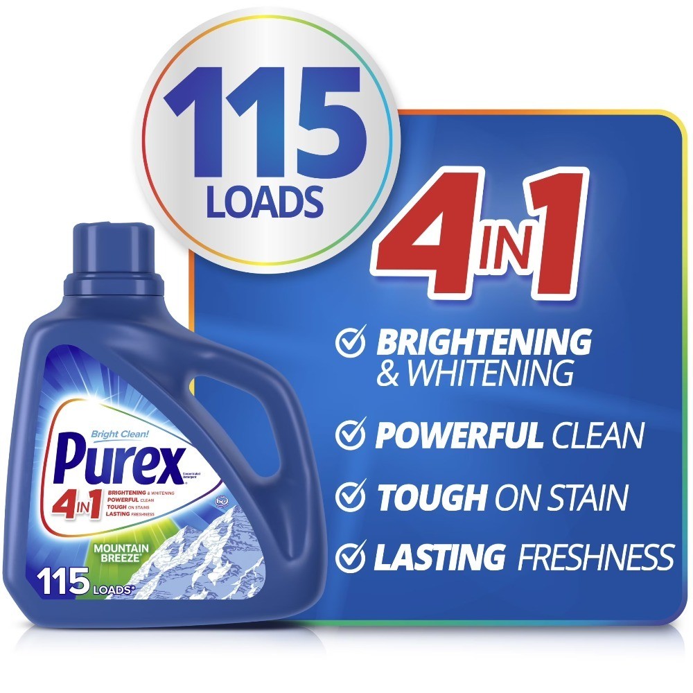 Fresh Mountain Breeze Liquid Laundry Detergent, 150 fl oz, 115 Loads