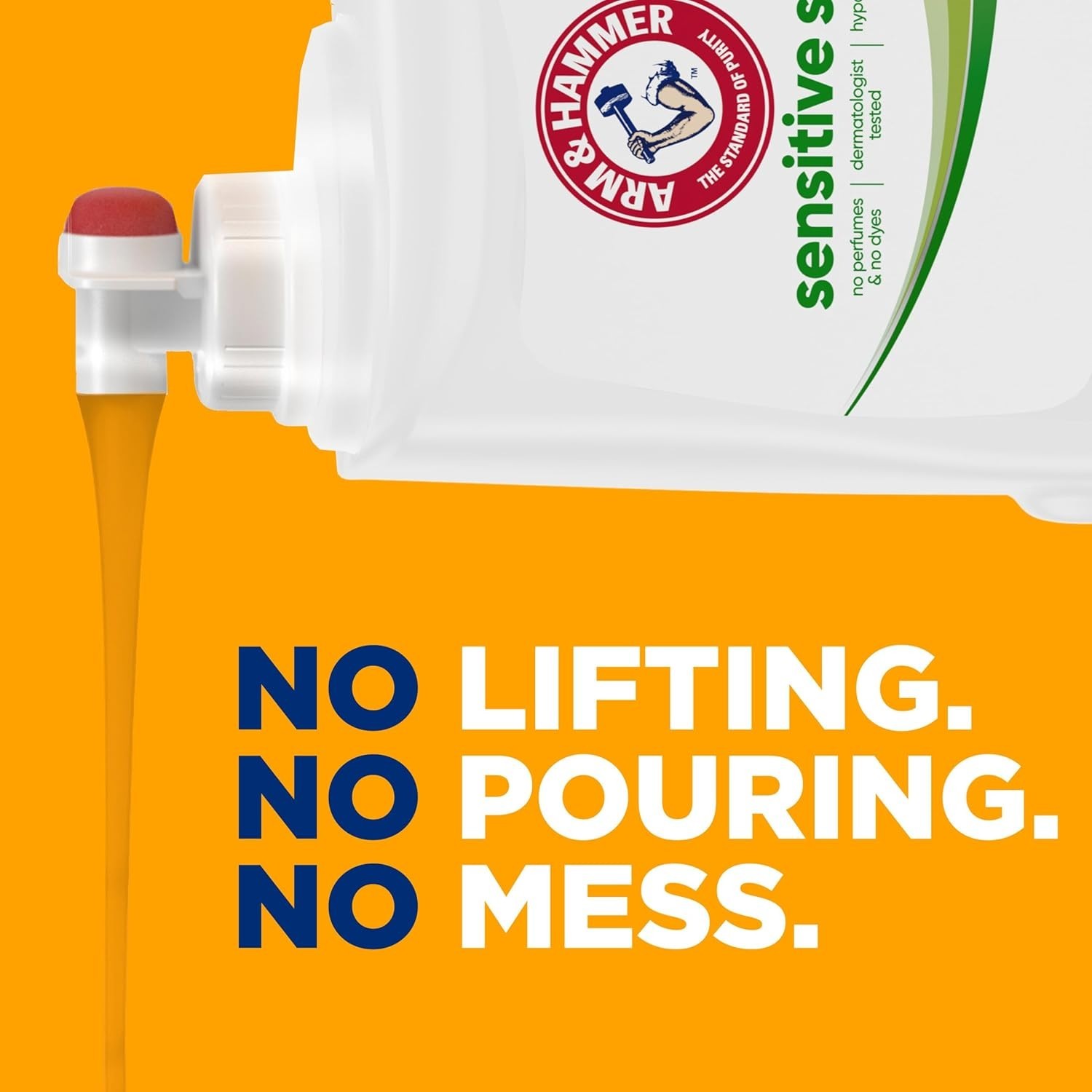 Sensitive Liquid Laundry Detergent – Free & Clear – 140 fl oz