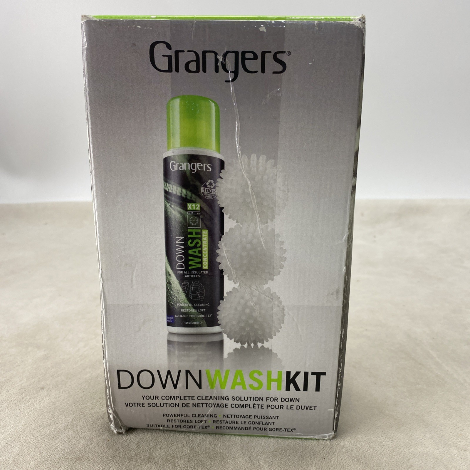 Grangers Down Wash Kit 10 fl oz (300ml) Concentrated Technical Cleaner for Down