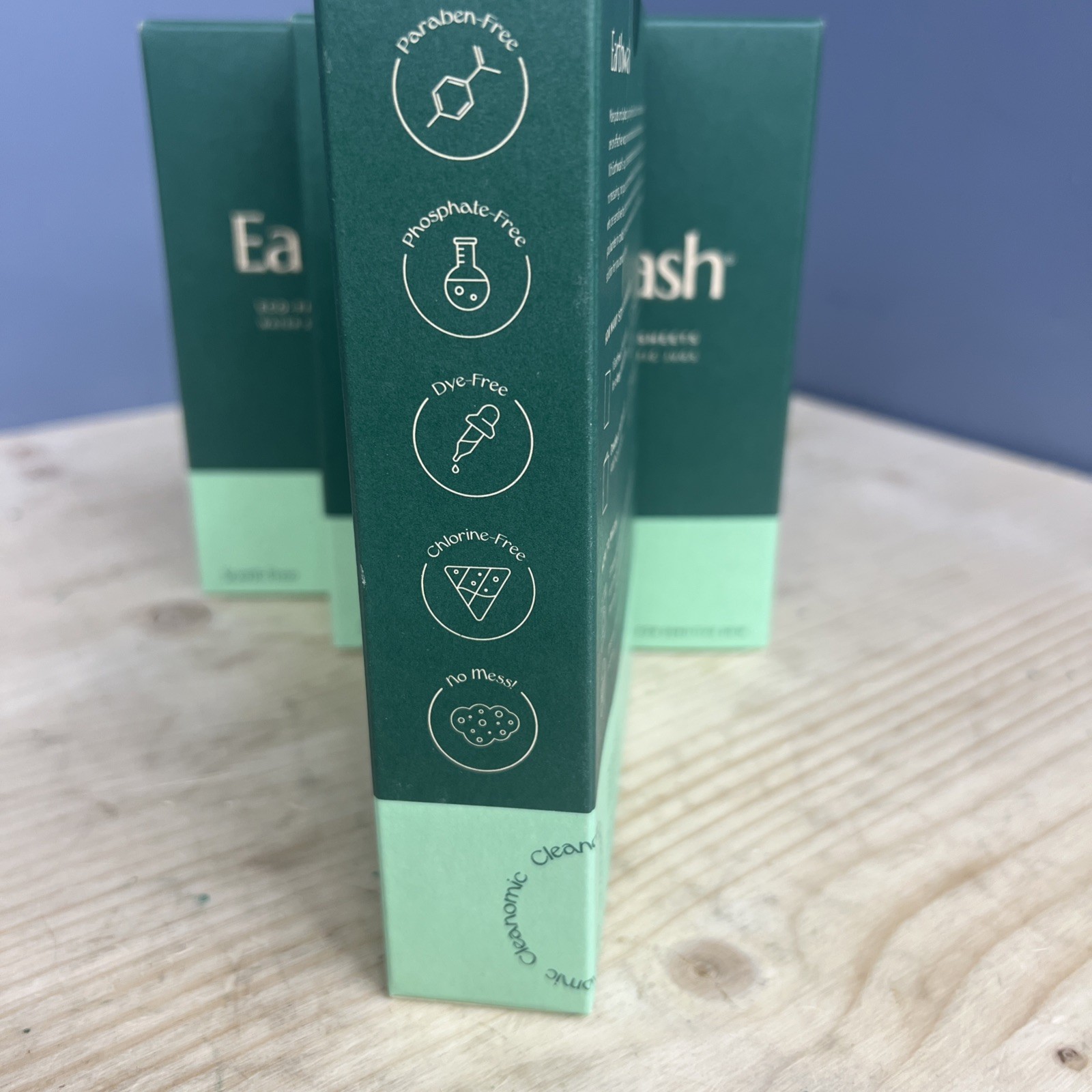 Cleanomic Set of 3 Earthwash Eco-Friendly Detergent Sheets 32 Load Scent Free