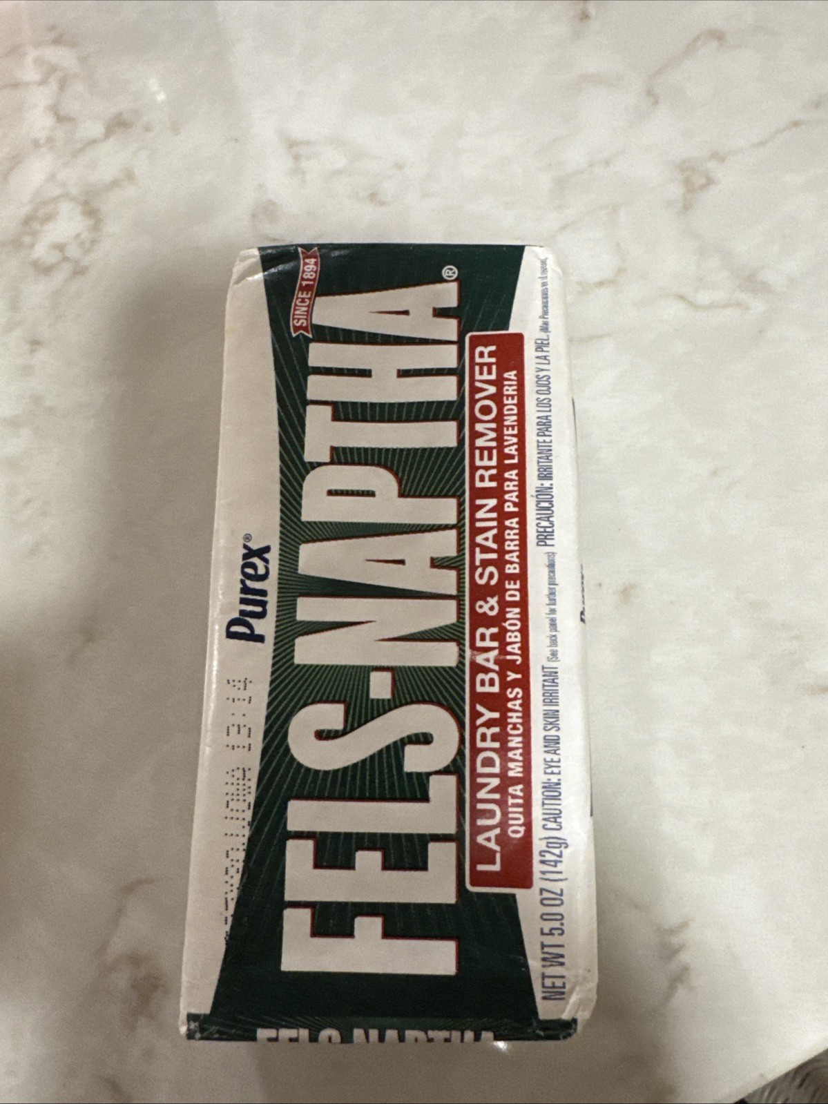 Purex Fels-Naptha Laundry Bar & Stain Remover & Pre-treater 5 Ounce Bar RARE NLA