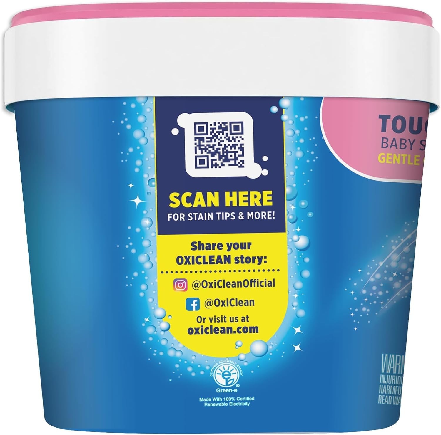 Baby Stain Fighter, Soaker, 3 lb Tub Baby Stain Soaker 2 Pack