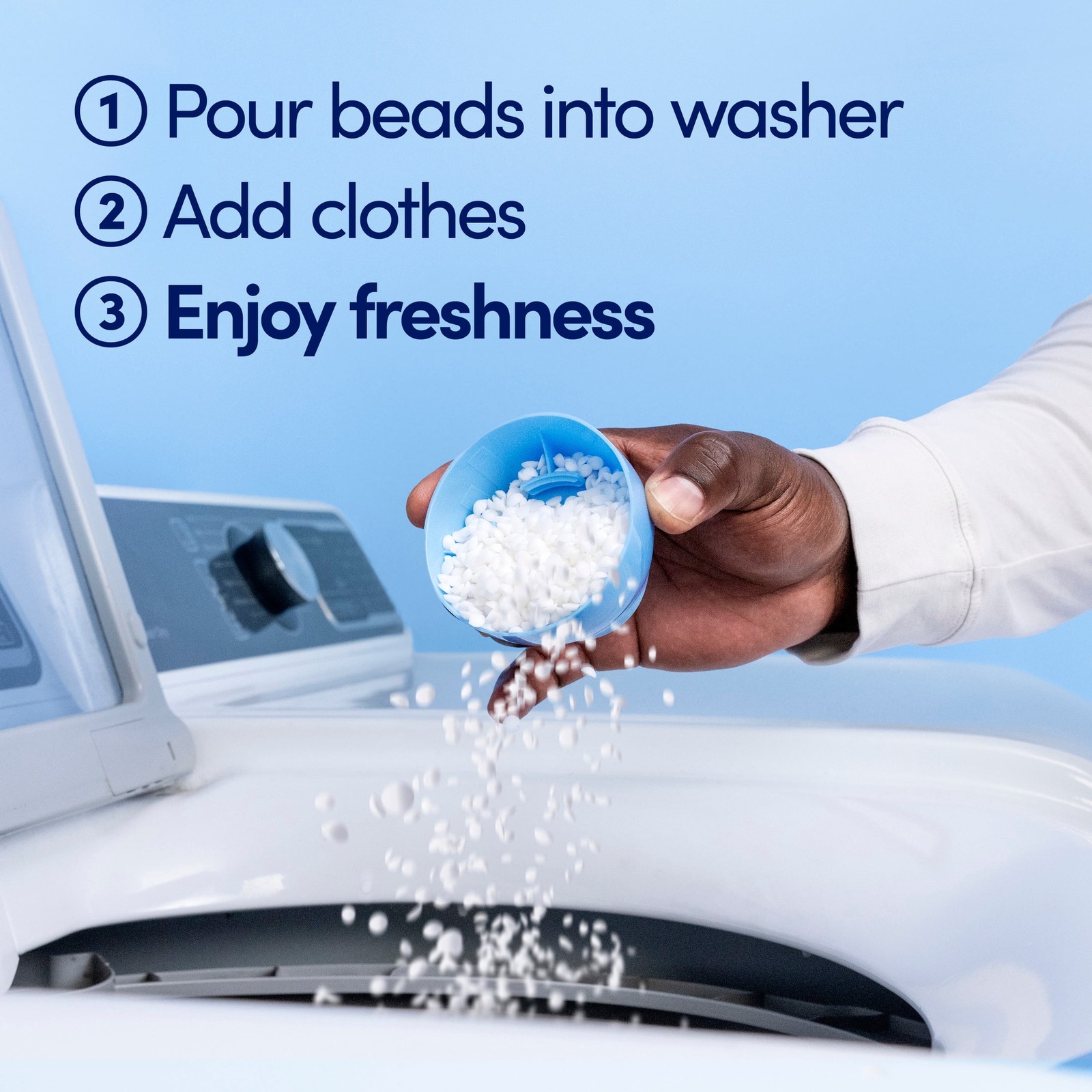 Laundry Scent Beads, Light In-Wash Scent Booster, No Heavy Perfumes, 30.1 oz