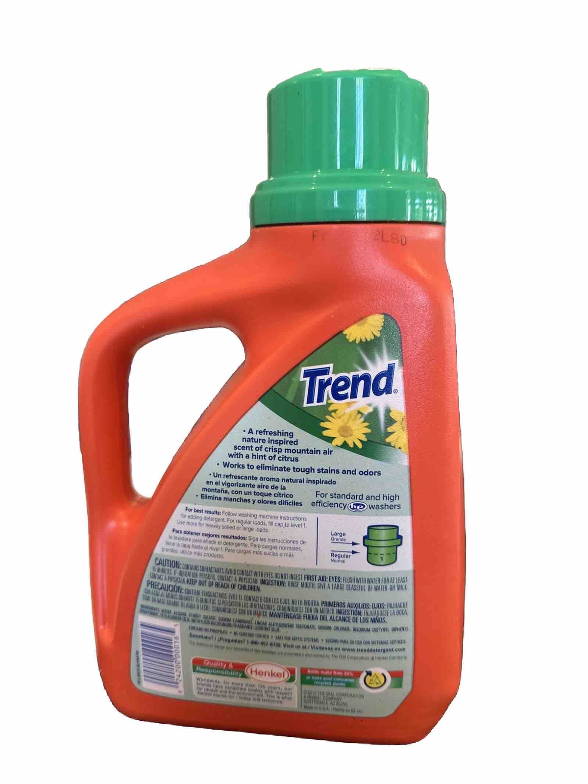 trend detergent Liquid Mountain Meadow 33 Loads Ships Out Fast 50oz. All Machine