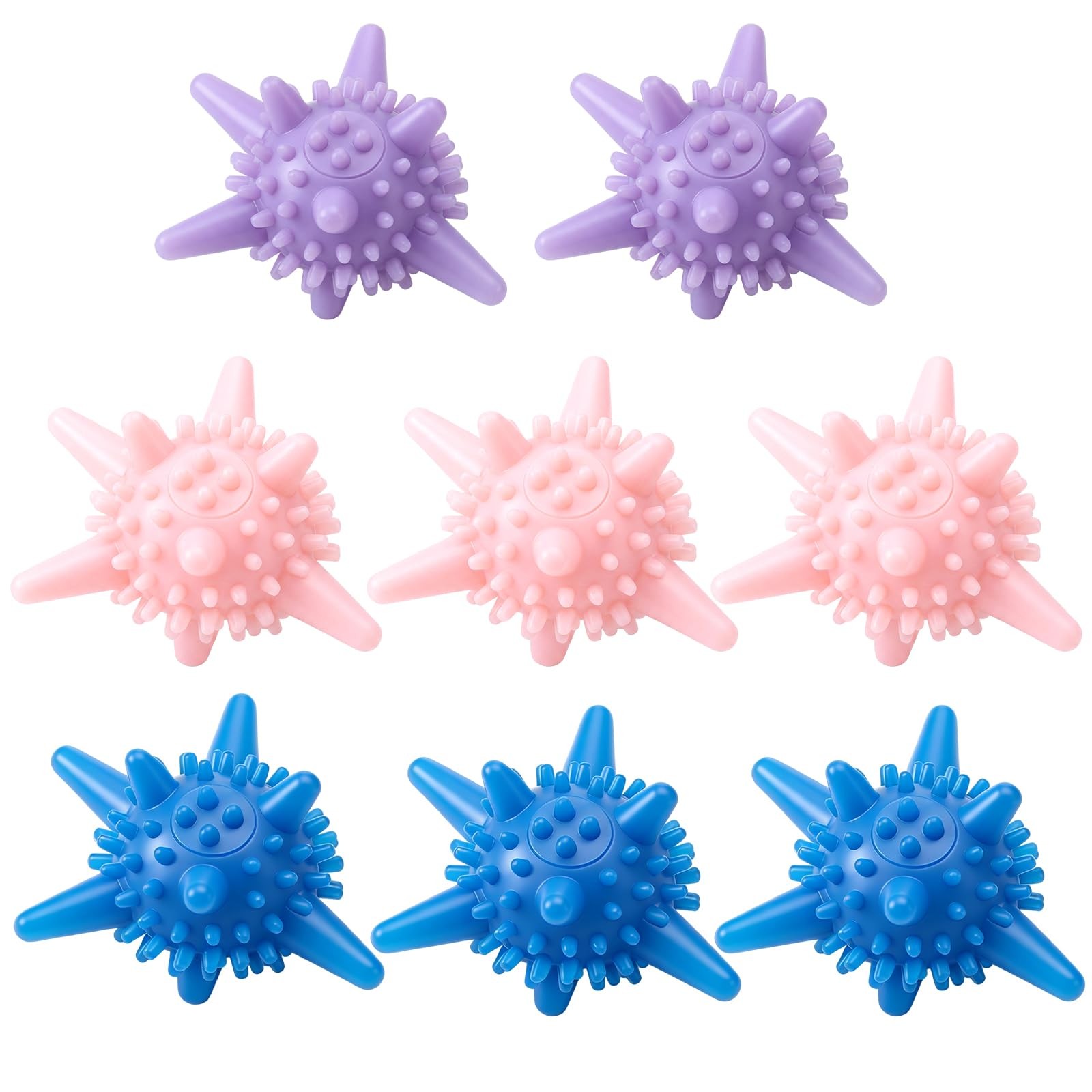 8 Pcs Silicone Dryer Balls Laundry Agitator Reusable Balls for Dryer or Washe…
