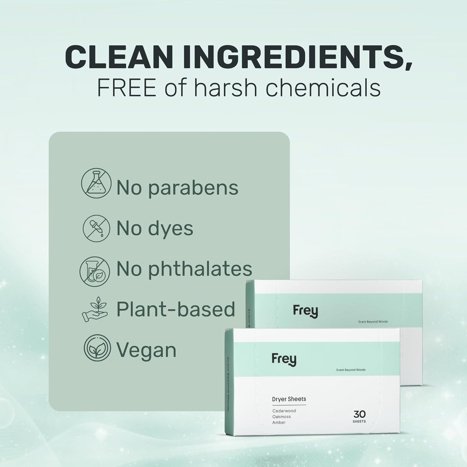 Eco Friendly Fabric Softener for Static Control Naturally Scented Dryer Sheets