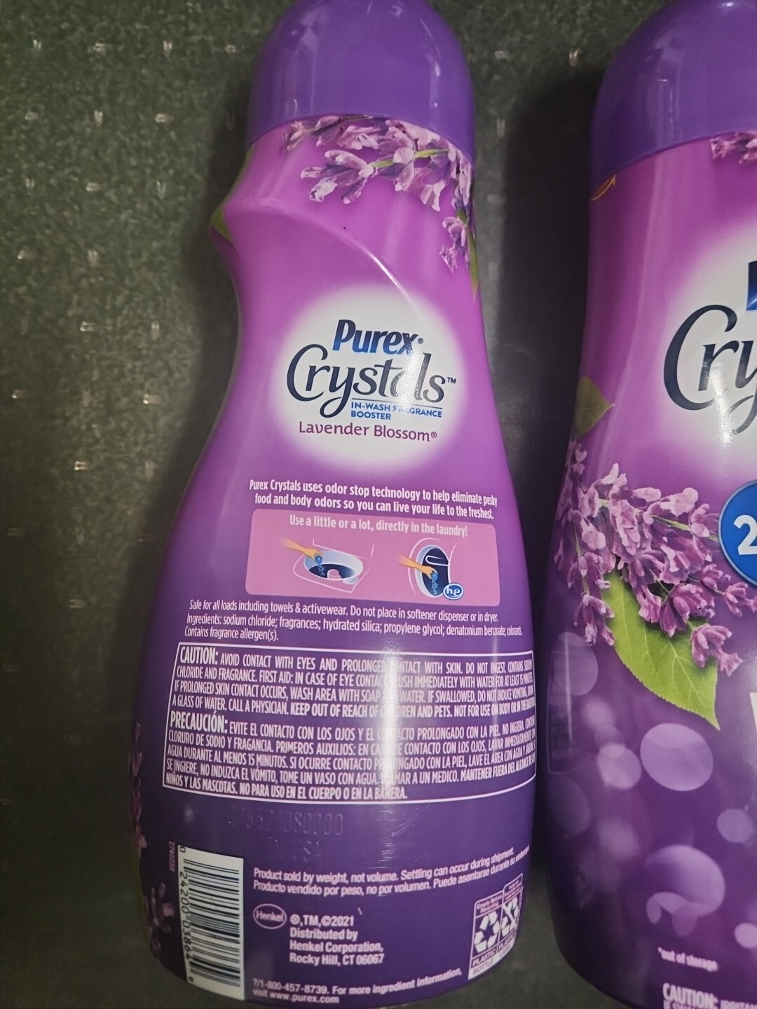 Purex Crystals In-Wash Fragrance and Scent Booster, Lavender, 39 Ounce 2 PACK