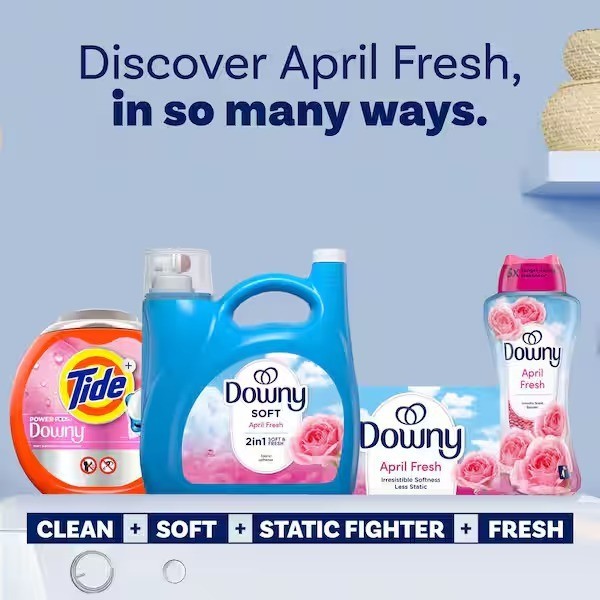 Downy Ultra April Fresh Scent Soft & Fresh Liquid Fabric Softener 190Loads 140oz