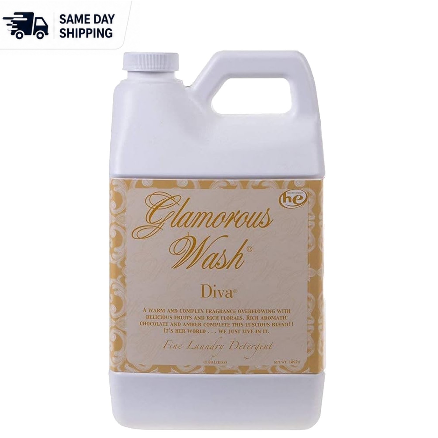 Diva by Tyler: 64 oz Floral Scent Liquid Wash | Eco-Friendly & Cruelty-Free