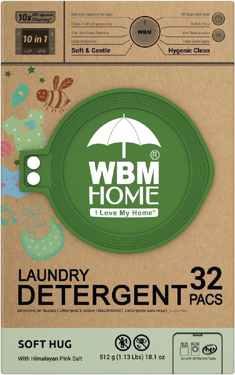 Baby Care Laundry Detergent Pods, 32 Count | Laundry Pods Specially Designed For