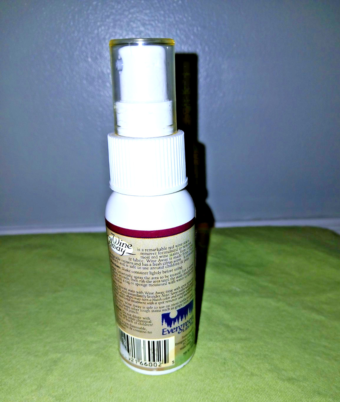 Wine Away Red Bottle Red Wine Stain Remover, 2-oz Travel Size – Citrus Scent
