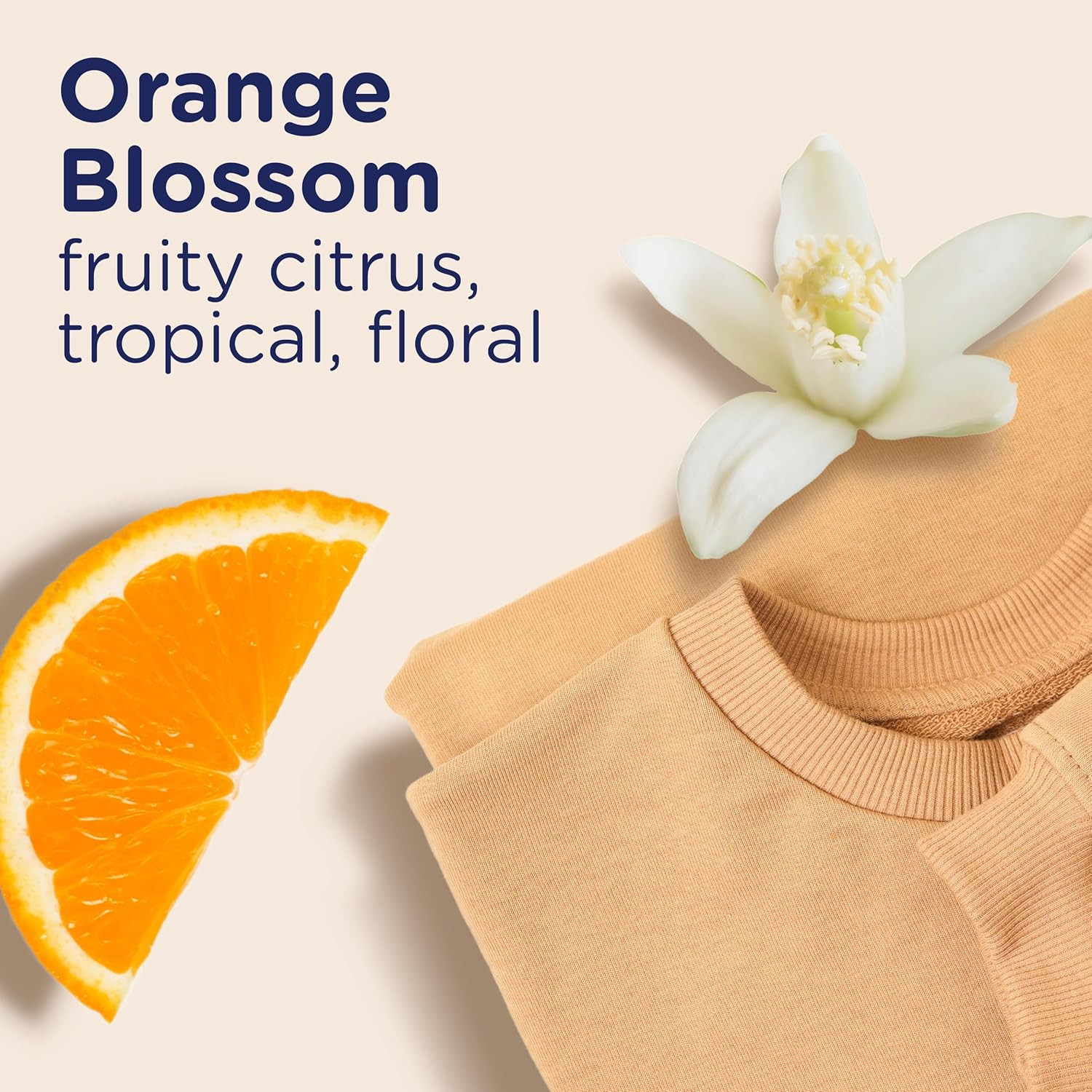 Downy Light Laundry Scent Booster Beads, Orange Blossom Scent, 24.0 OZ, In-Wash