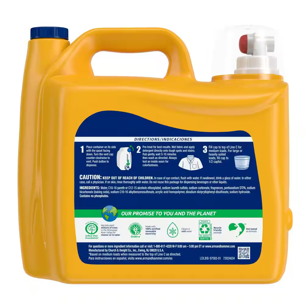 Sensitive Skin Plus Fresh Scent Liquid Laundry Detergent, 170-Loads, 170 fl.oz.