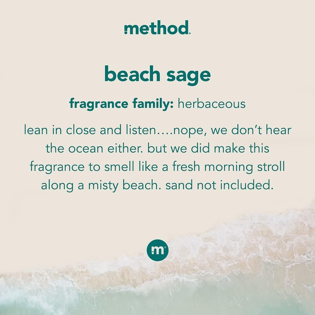 Method Beach Sage Liquid Laundry Detergent – 53.5 oz – 66 Loads, Hypoallergenic