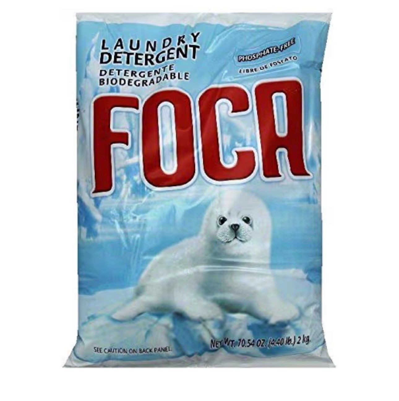 Foca Laundry Detergent, Household Use, Biodegradable & Phosphate-Free 70.54 oz