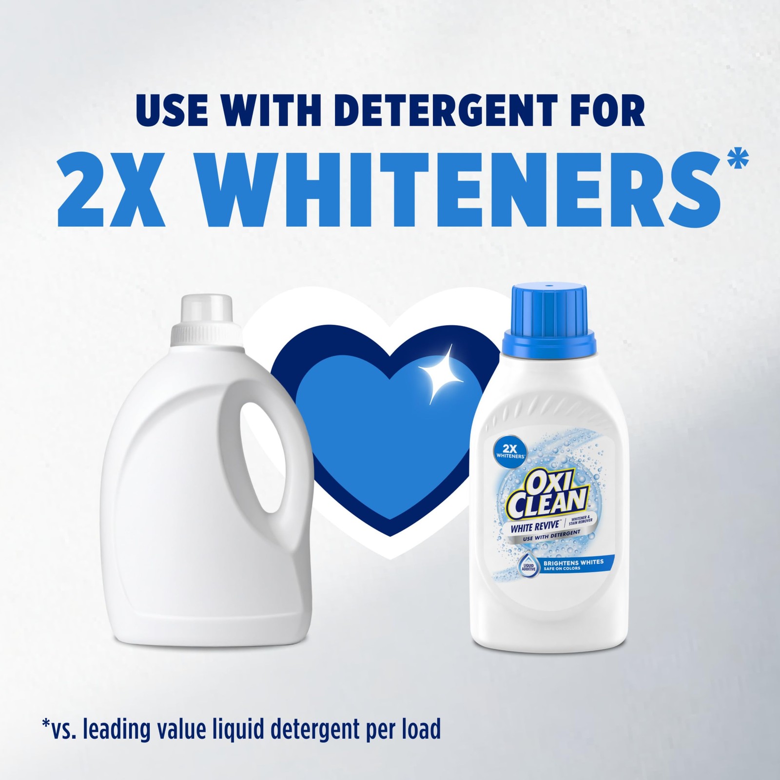 OxiClean White Revive Whitener Laundry Liquid Additive, 45 Fl Oz (Pack of 1)