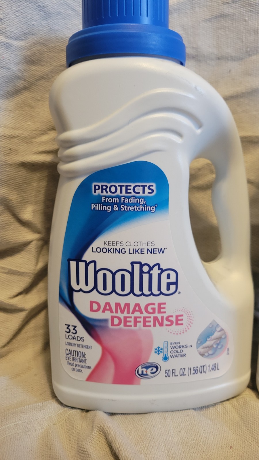 2 pack Woolite Damage Defense Laundry Detergent, 33 Loads, 50 Fl Oz,
