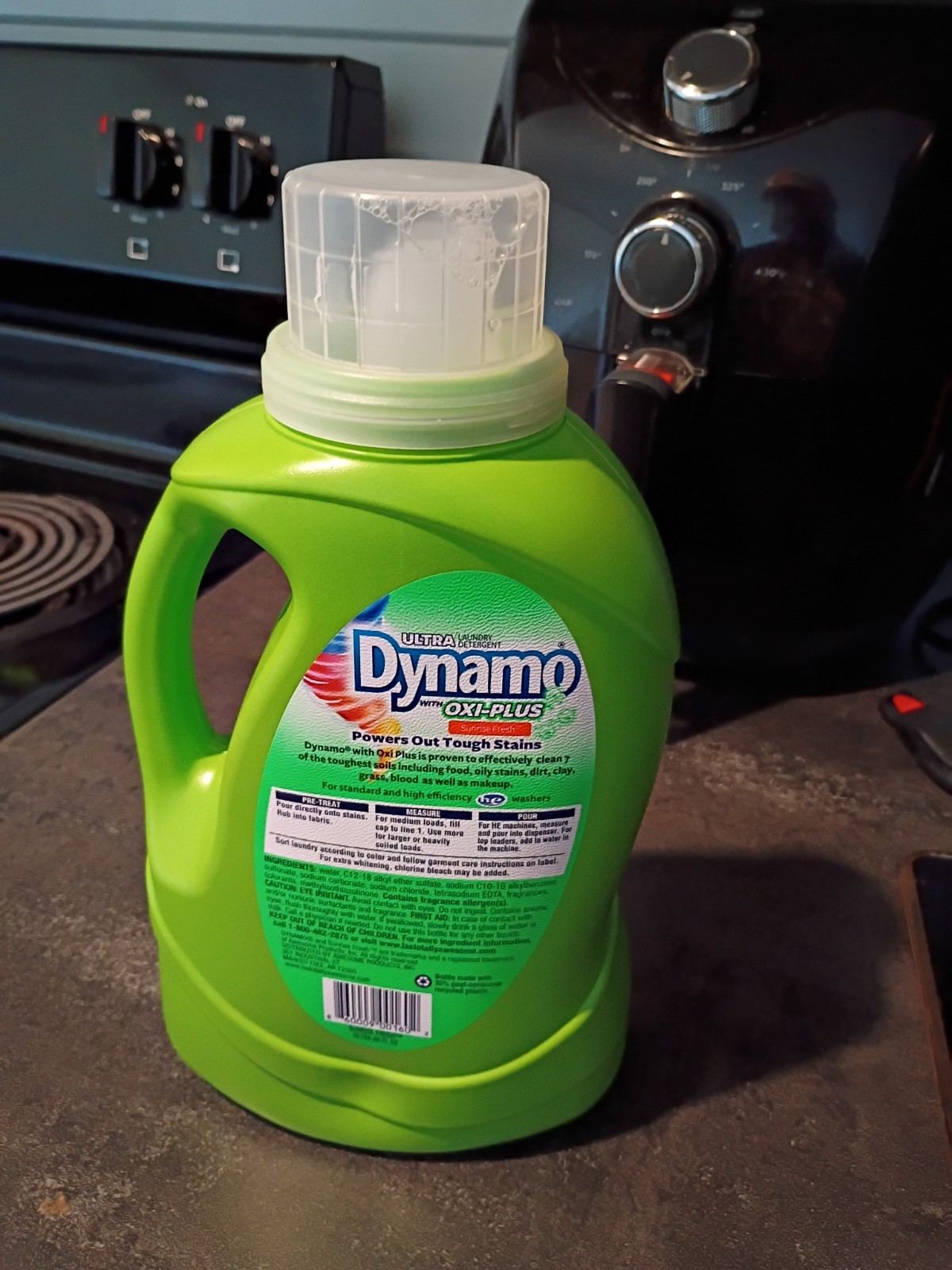 1 Dynamo Sunrise Fresh Laundry Detergent 50 Oz Discontinued Rare Oxi Plus 32load