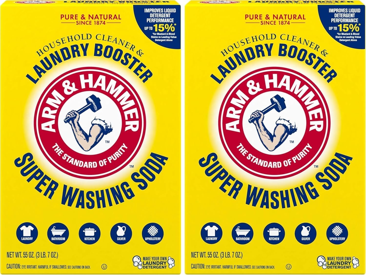 Effective 110 oz Laundry & All-Purpose Cleaner – Fragrance and Phosphate Free