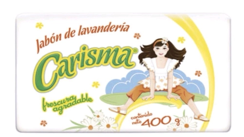 1 CARISMA JABON DE LAVANDERIA / LAUNDRY BAR SOAP STAIN REMOVER 400G