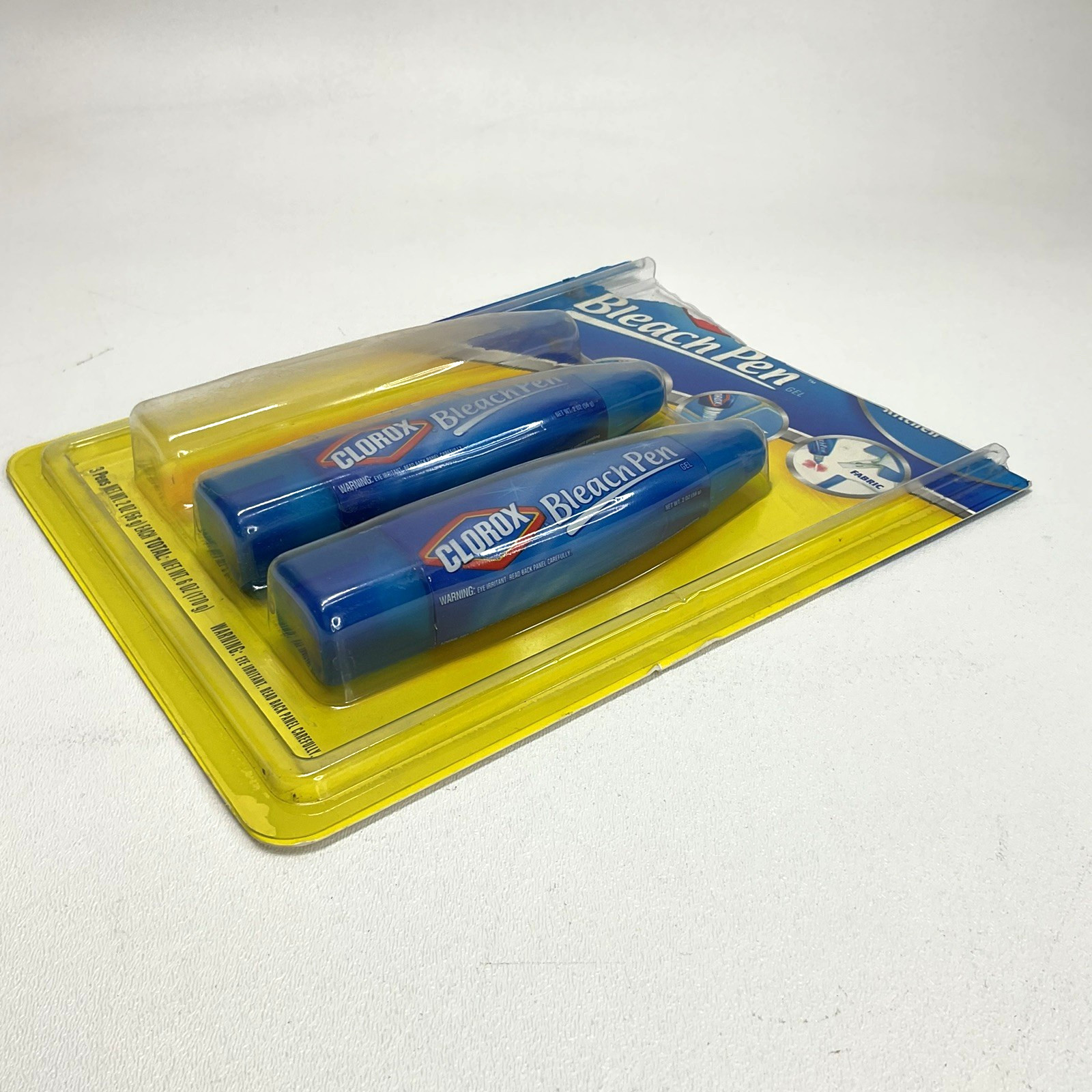 CLOROX BLEACH PEN 2 Pack Gel Dual Tipped 4 Ounces DISCONTINUED New In Pkg