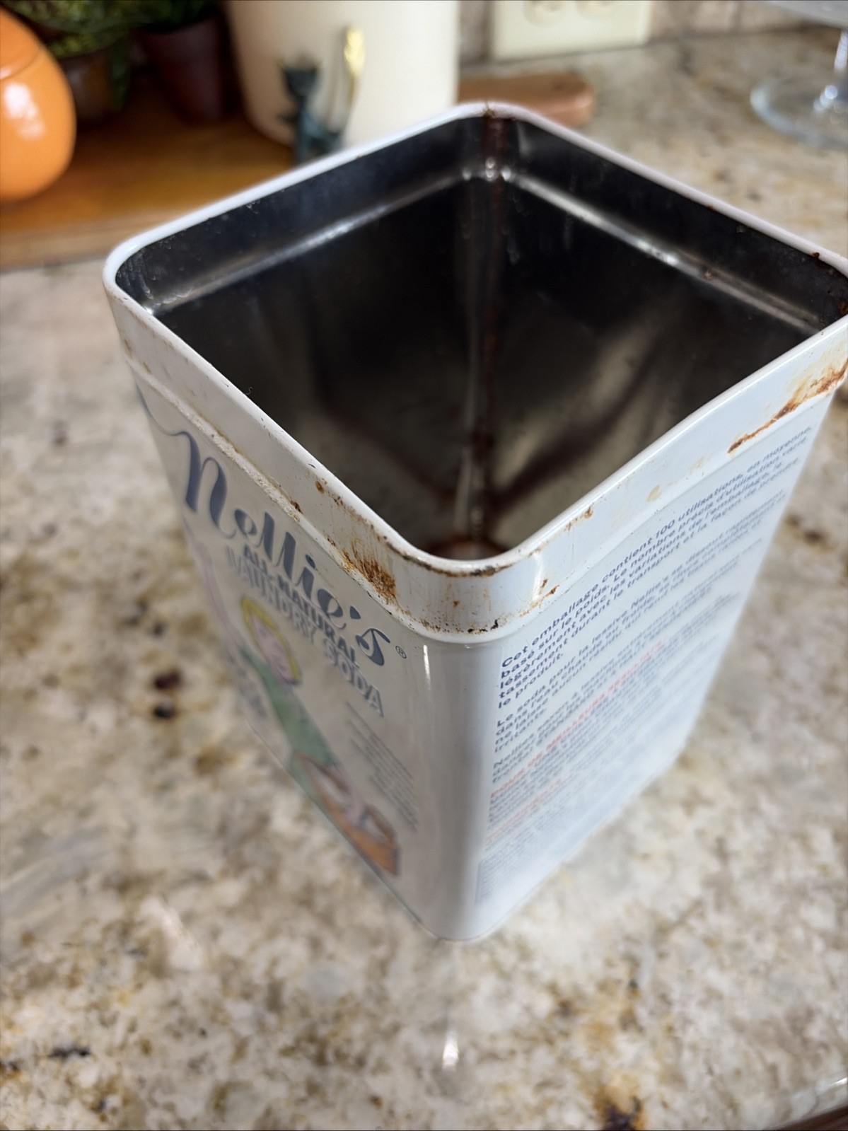 Nellie’s Laundry Detergent Powder 100 Loads Scent Free Phosphate Free Metal Tin