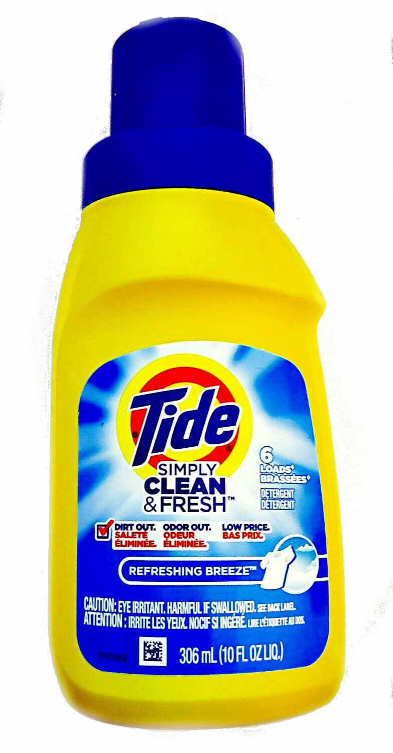 TIDE Simply Clean & Fresh Laundry Detergent WASH CLOTHES 10 oz Ea BRAND NEW