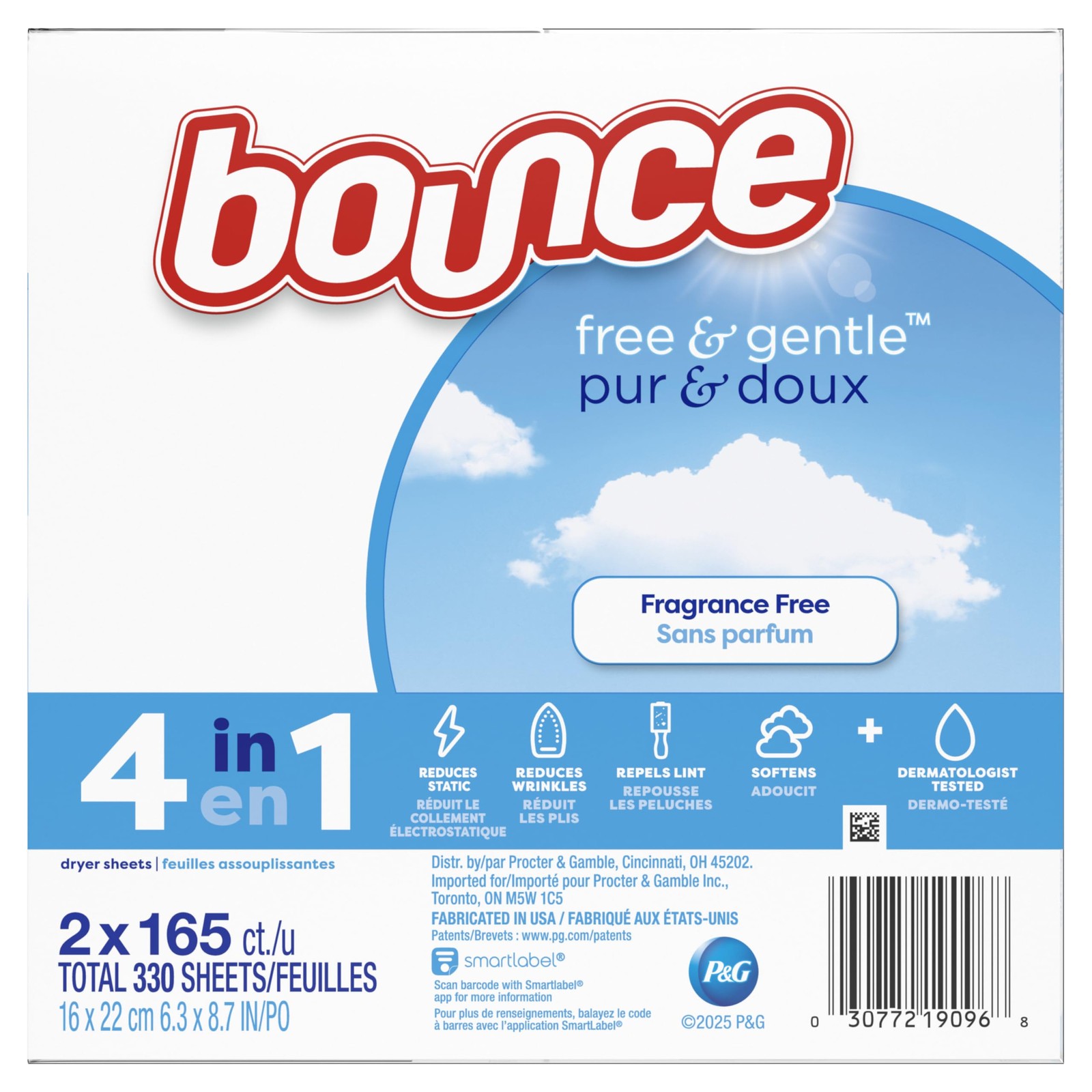 Bounce Free And Gentle Dryer Sheets For Sensitive Skin, Hypoallergenic, Free …